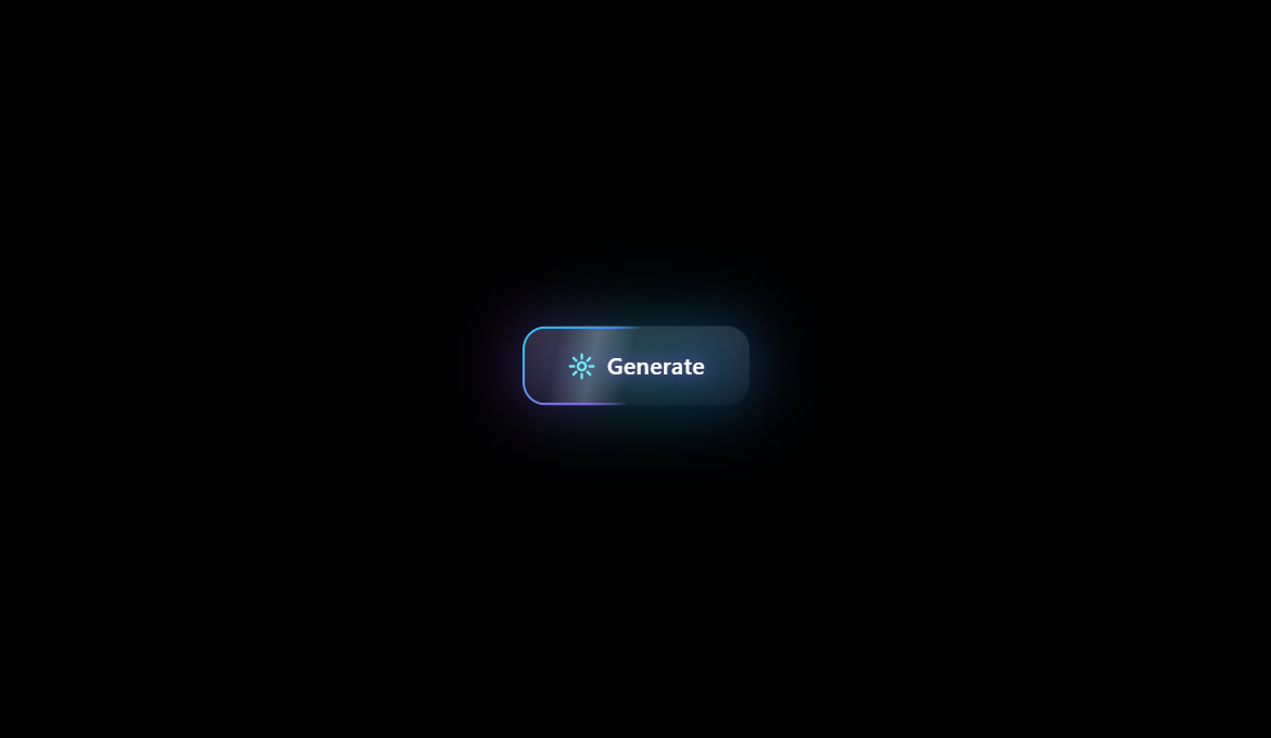 Glassmorphism Generate Button
